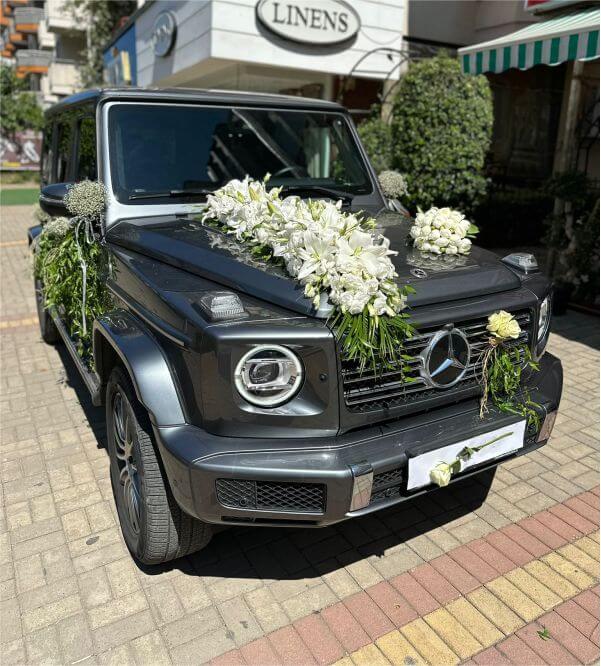 Dolgun Düğün Aracı Süsleme Dolgun Vip Düğün Aracı Süsleme
